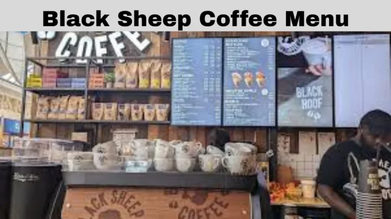 Black Sheep Coffee Menu