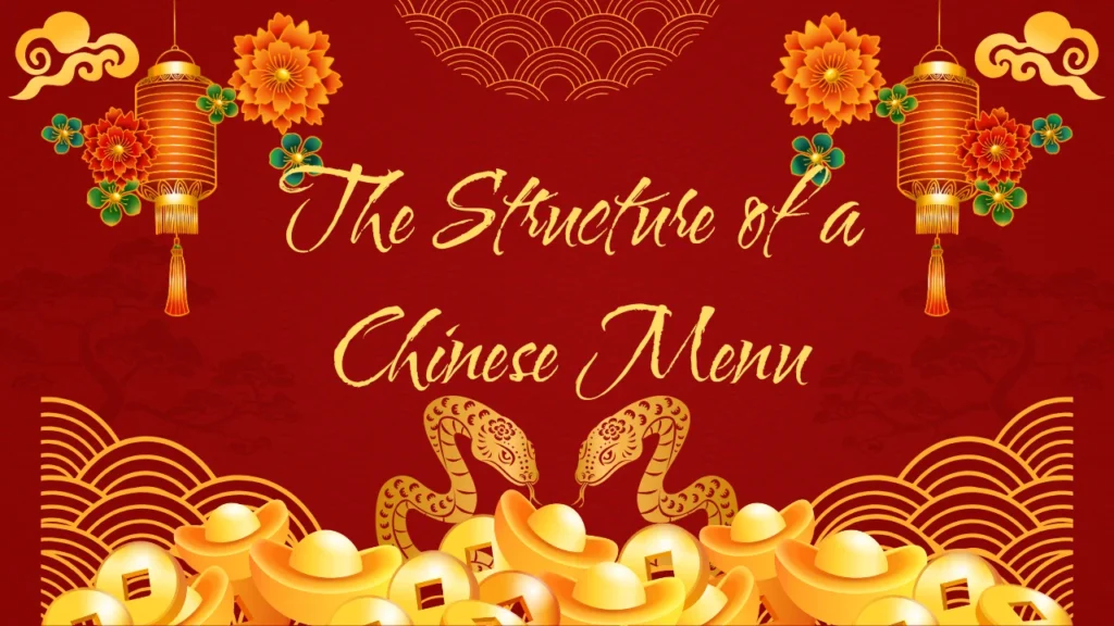 The Structure of a Chinese Menu