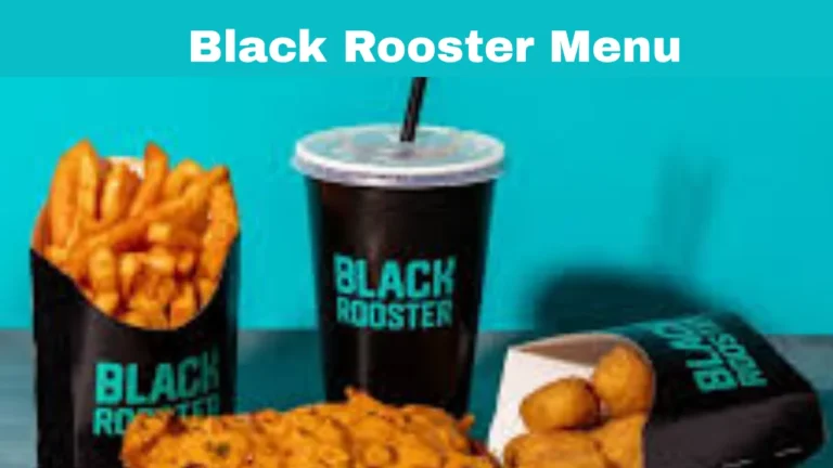 Black Rooster Menu