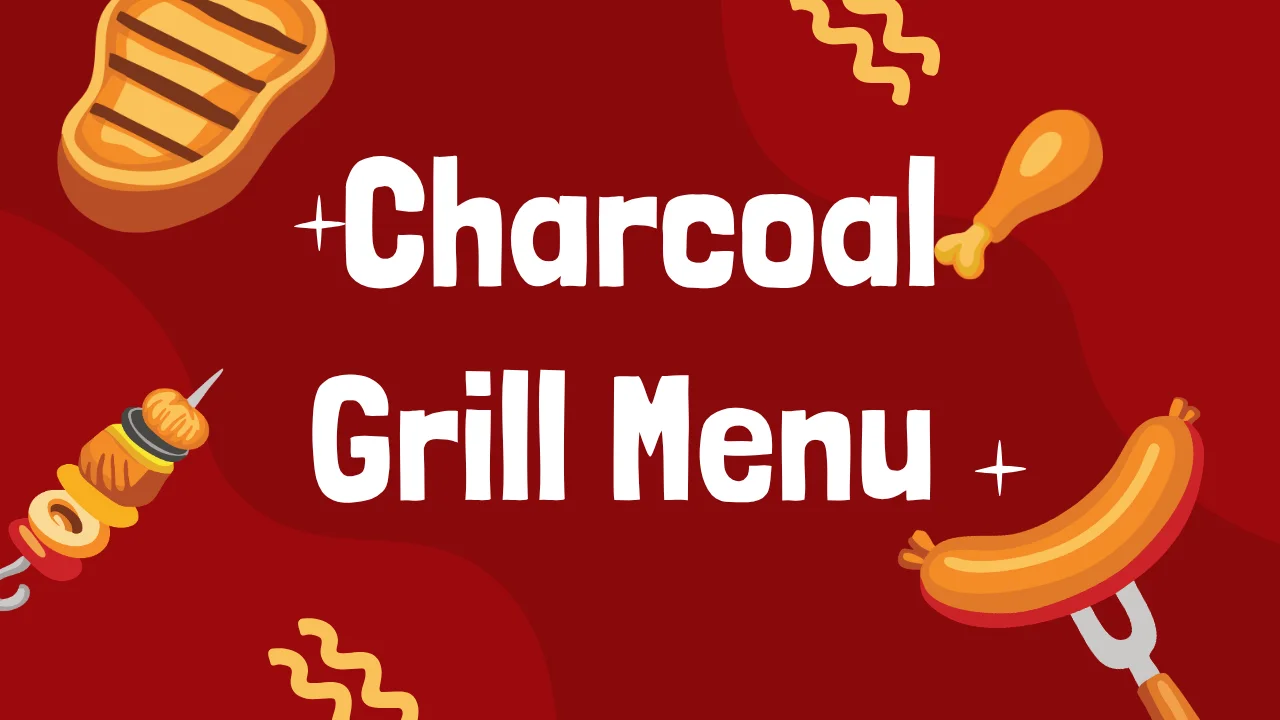Charcoal Grill Menu