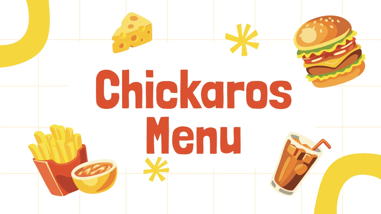 Chickaros Menu