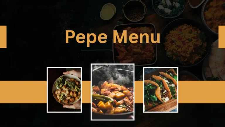 Pepe Menu