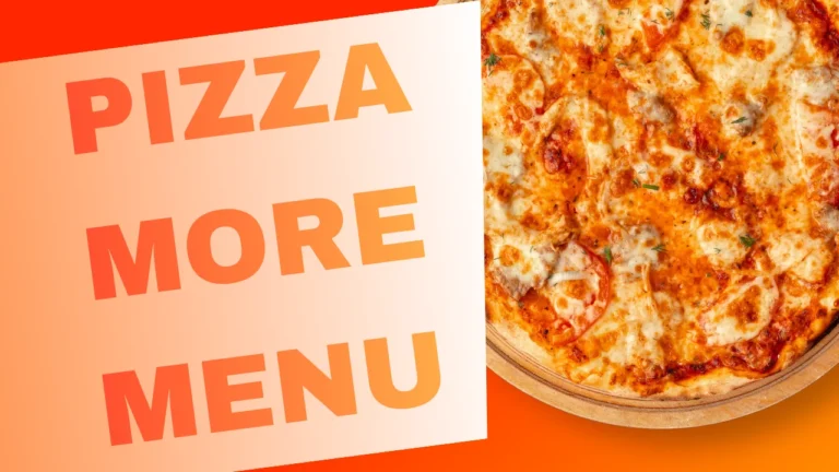 Pizzamore Menu
