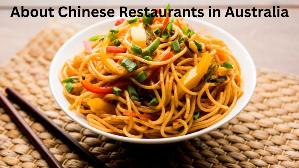 About Chinese Restaurants in Australia