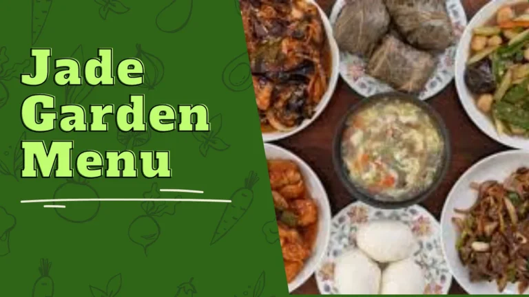 Jade Garden Menu
