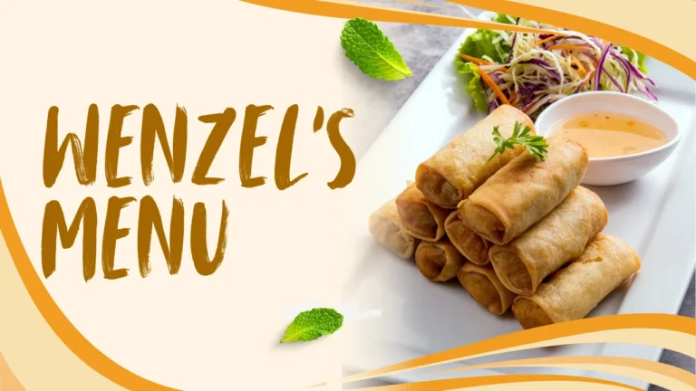 Wenzel's Menu