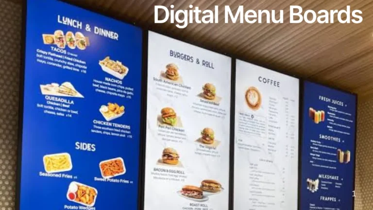 Digital Menu Boards