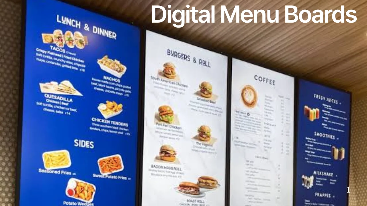Digital Menu Boards