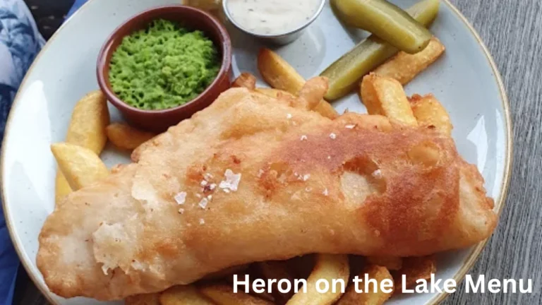 Heron on the Lake Menu