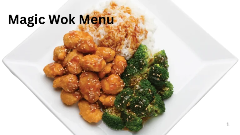 Magic Wok Menu