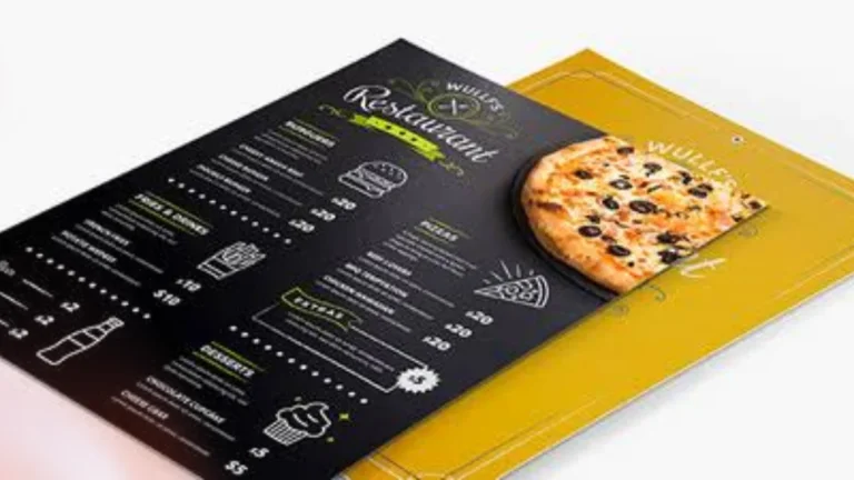 Menu Printing
