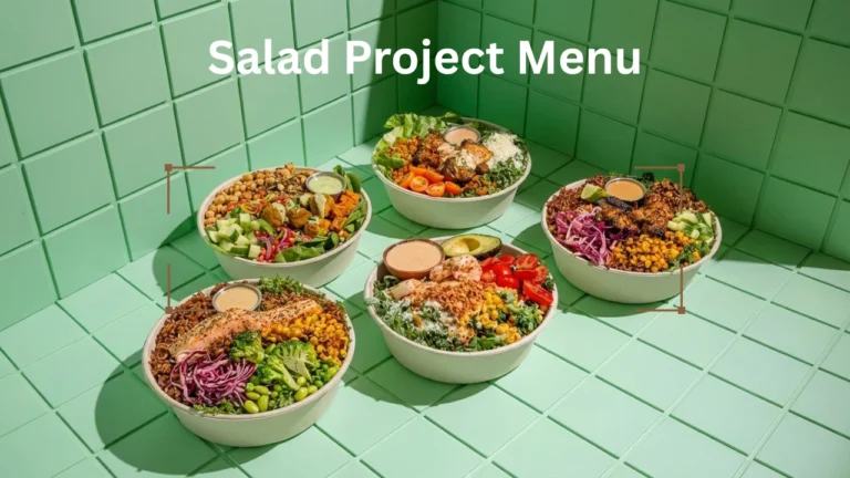 Salad Project Menu