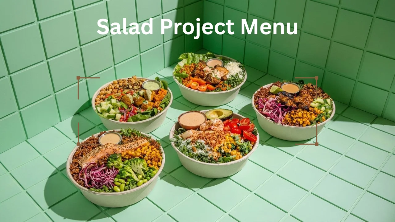 Salad Project Menu