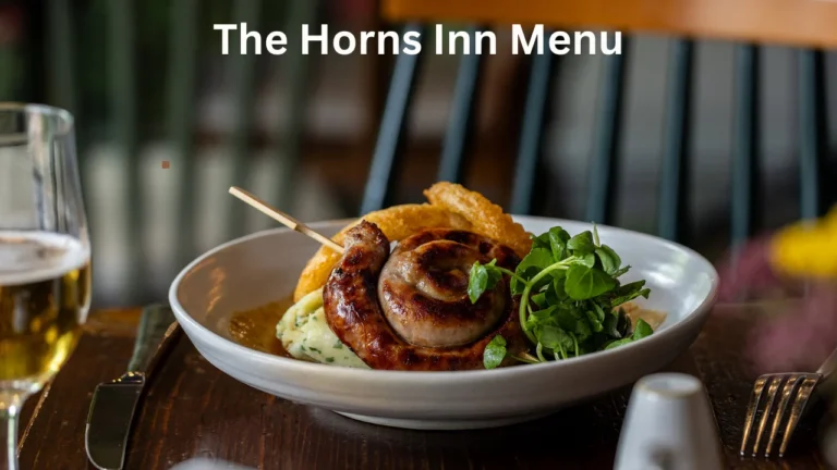 The Horns Inn Menu
