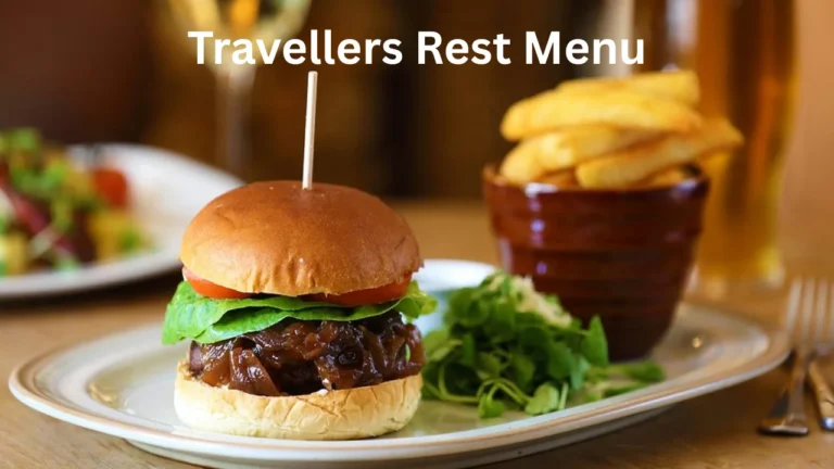 Travellers Rest Menu
